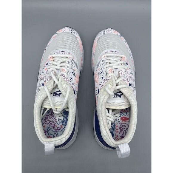 Nike Air Max Thea All Over Print White Purple Size 6W Preloved NB 599408-104 - Picture 5 of 8